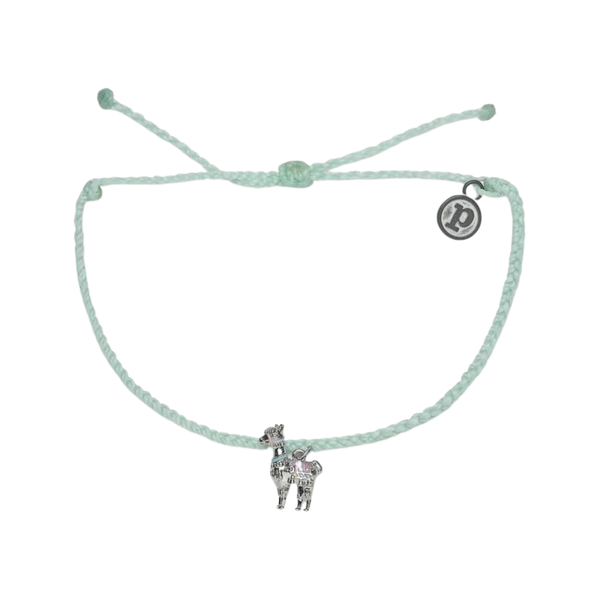 Llama Charm Bracelet - Winterfresh - Silver Pura Vida Bracelets Jewelry - Bracelet