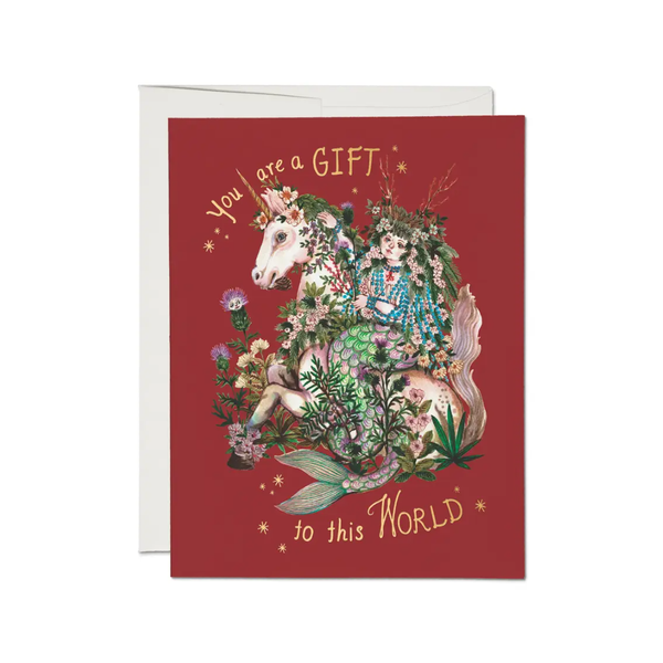 You Are A Gift Blank Card Red Cap Cards Cards - Any Occasion