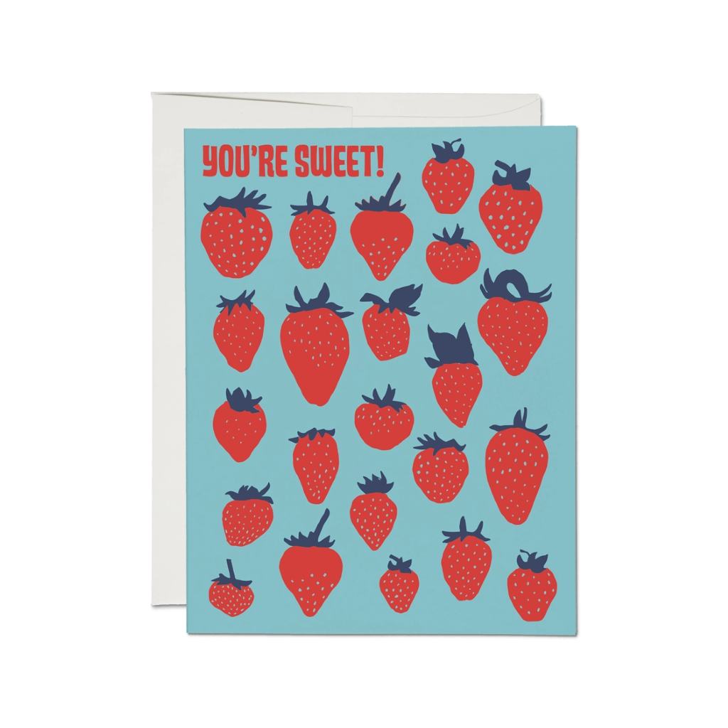 You're Sweet Blank Card Red Cap Cards Cards - Any Occasion