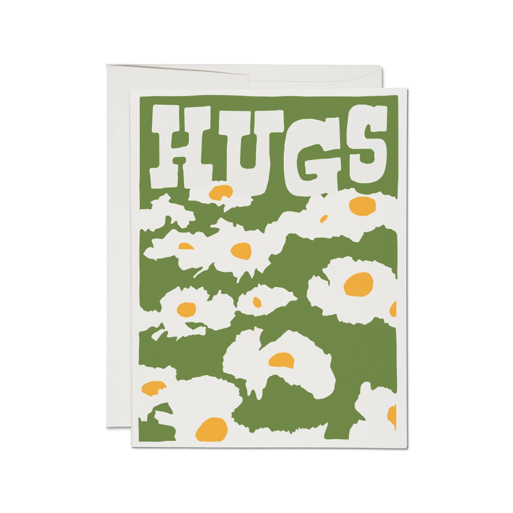 Matilija Poppy Hugs Sympathy Card Red Cap Cards Cards - Sympathy