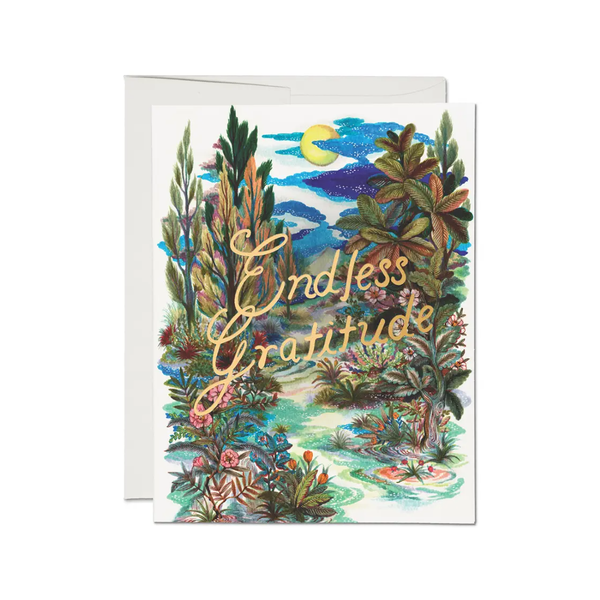 Endless Gratitude Thank You Card Red Cap Cards Cards - Thank You