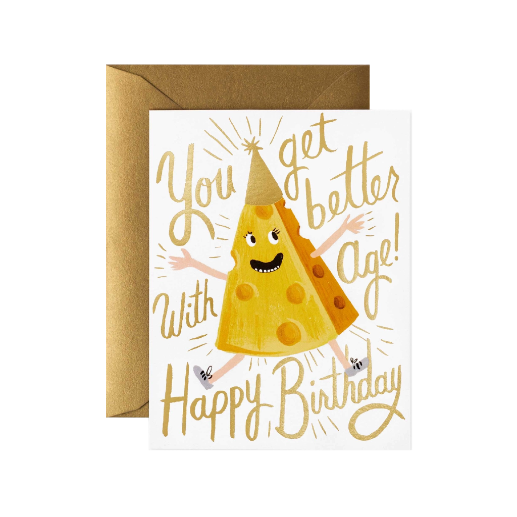 Better With Age Birthday Card Rifle Paper Co. Cards - Birthday