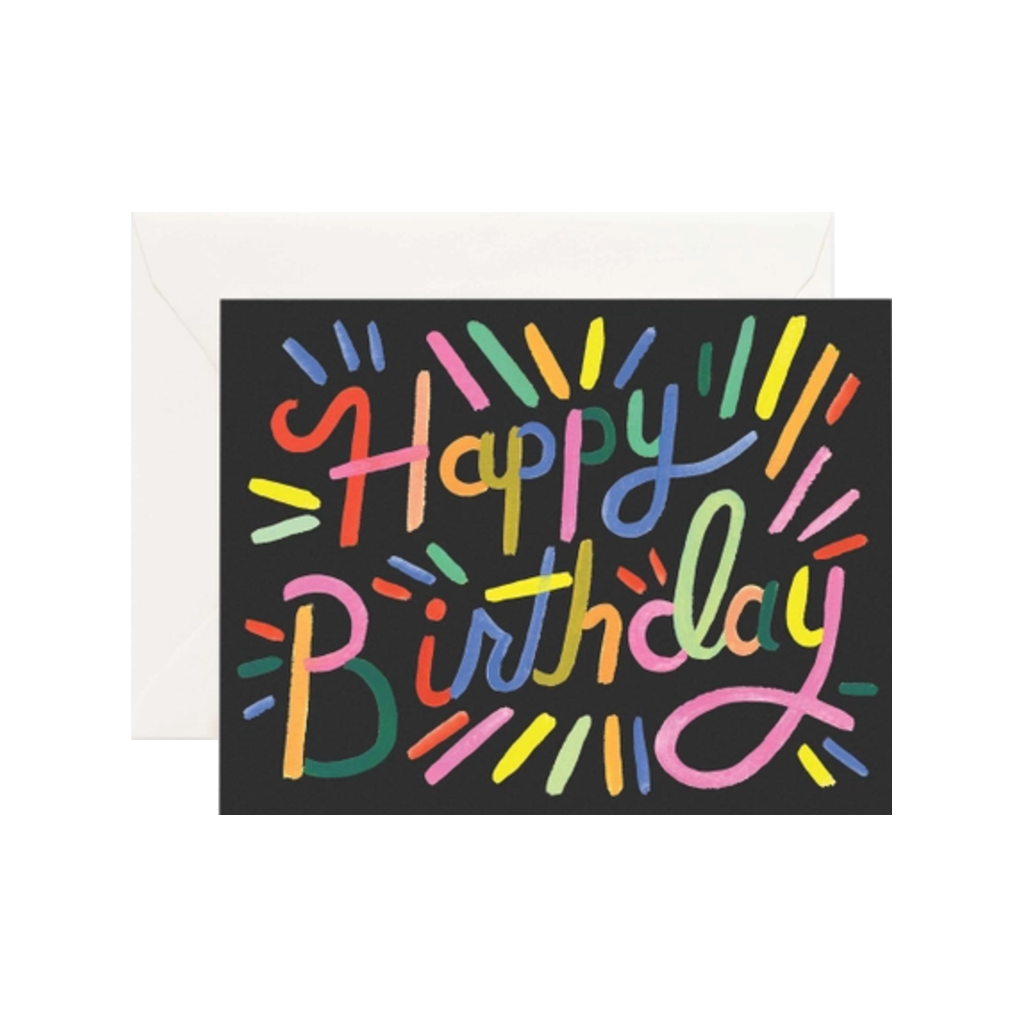 Fireworks Birthday Card Rifle Paper Co. Cards - Birthday