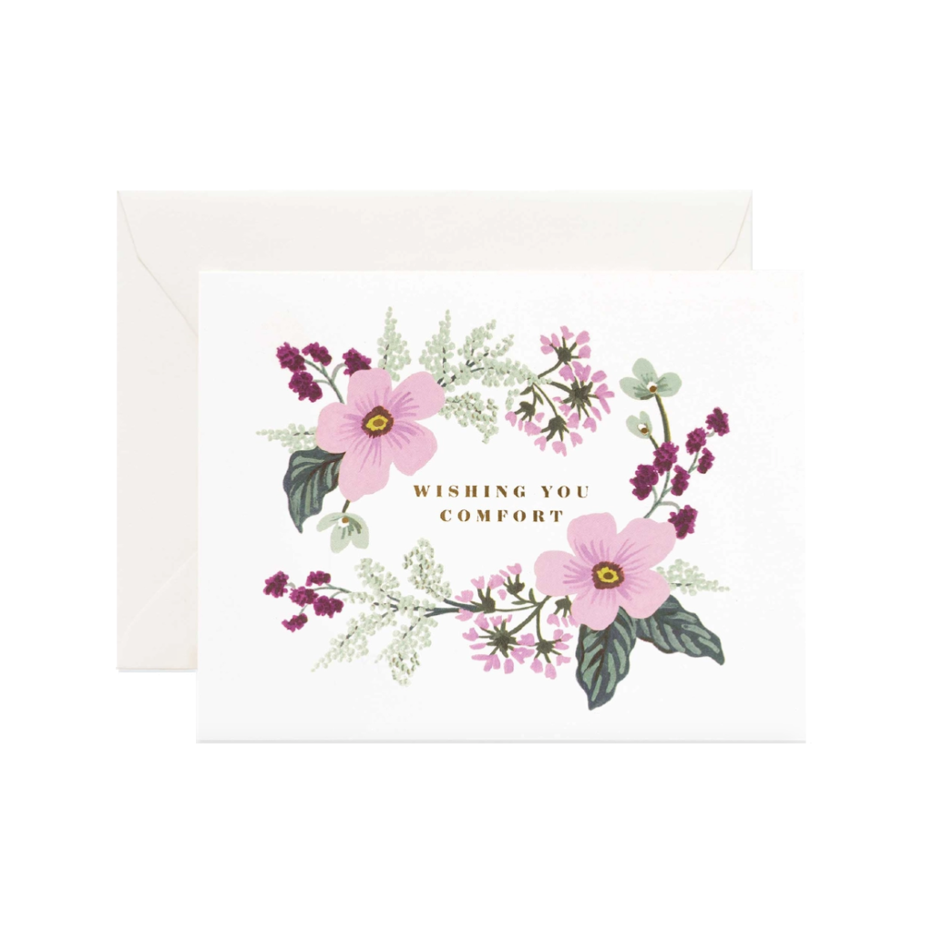 Rifle Paper Co. Wishing You Comfort Card Rifle Paper Co. Cards - Sympathy