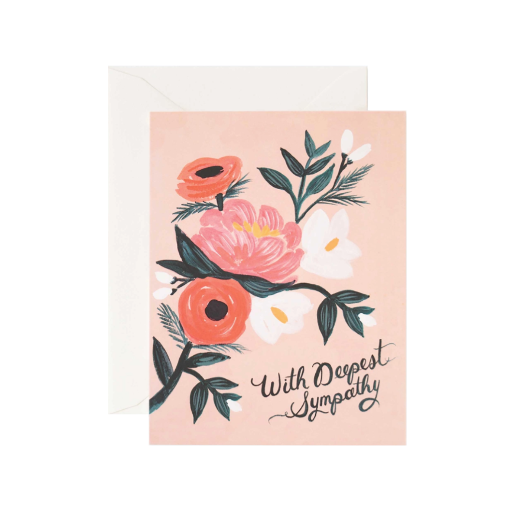 Rifle Paper With Deepest Sympathy Card Rifle Paper Co. Cards - Sympathy