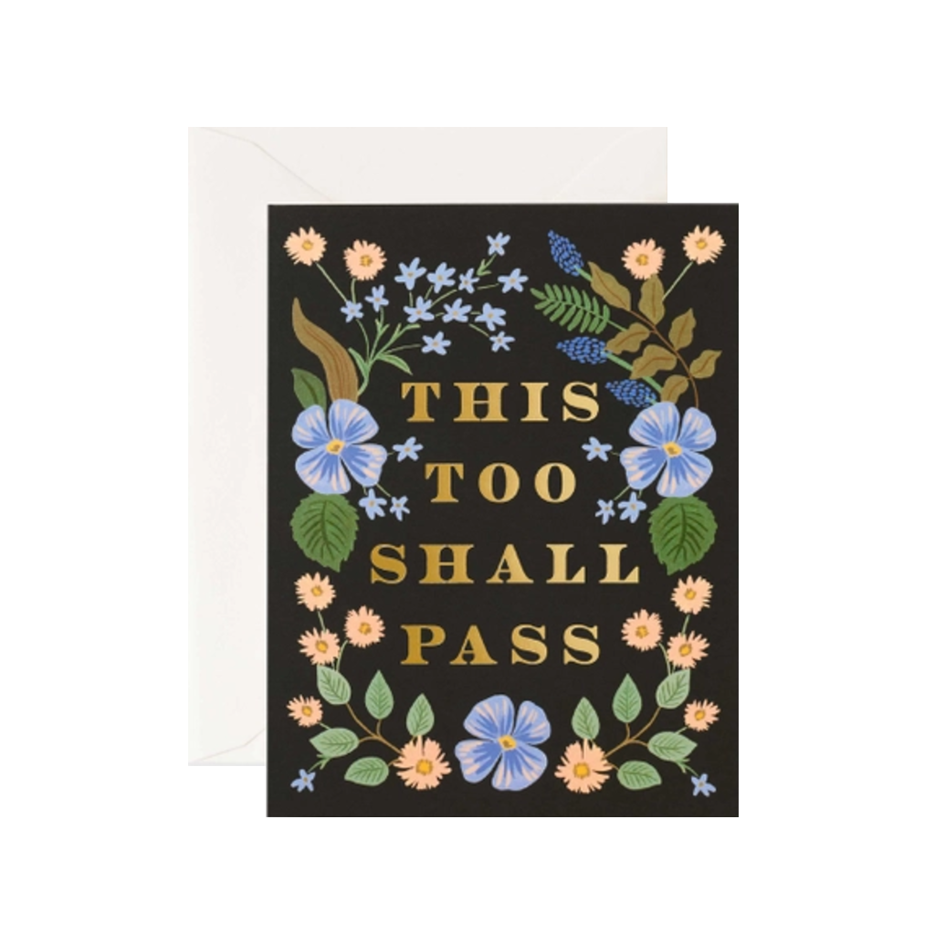 This Too Shall Pass Sympathy Card Rifle Paper Co. Cards - Sympathy