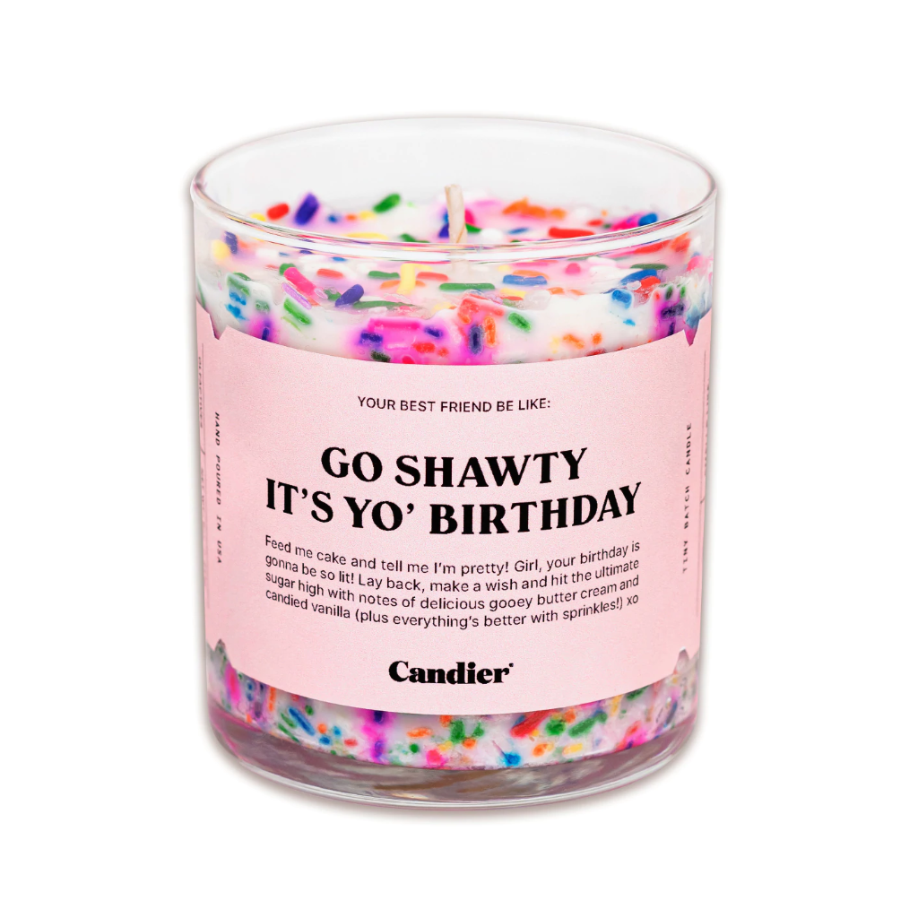 Go Shawty Birthday Cake Candle - 9 oz. Ryan Porter Candier Home - Candles - Novelty