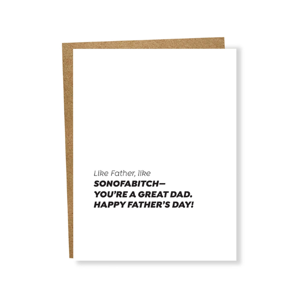 Sonofab*tch Father's Day Card Sapling Press Cards - Holiday - Father's Day