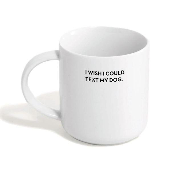 Dog Text Mug Sapling Press Home - Mugs & Glasses