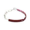GRATITUDE/MULBERRY SILVER Good Karma Ombre Bracelet With Chain Scout Curated Wears Jewelry - Bracelet