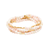 Stone Wrap Bracelet - Pink Opal/Gold Scout Curated Wears Jewelry - Bracelet