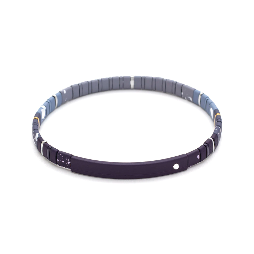 STRENGTH & GRACE/MIDNIGHT SILVER Good Karma Ombre Bracelet Scout Curated Wears Jewelry - Bracelet