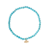 TURQUOISE/GOLD Stacking Bracelet - Mini Faceted Stone Scout Curated Wears Jewelry - Bracelet