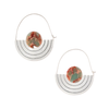 Aqua Terra (Silver) Stone Orbit Earrings Scout Curated Wears Jewelry - Earrings