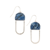 LAPIS/SILVER Modern Stone Chandelier Earrings Scout Curated Wears Jewelry - Earrings