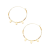 Neutral Multi/Gold Large Miyuki Chromacolor Hoop Earring Scout Curated Wears Jewelry - Earrings