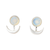 OPALITE/SILVER Ear Jacket Earring - Sone Moon Phase Scout Curated Wears Jewelry - Earrings