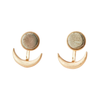 PYRITE/GOLD Ear Jacket Earring - Sone Moon Phase Scout Curated Wears Jewelry - Earrings