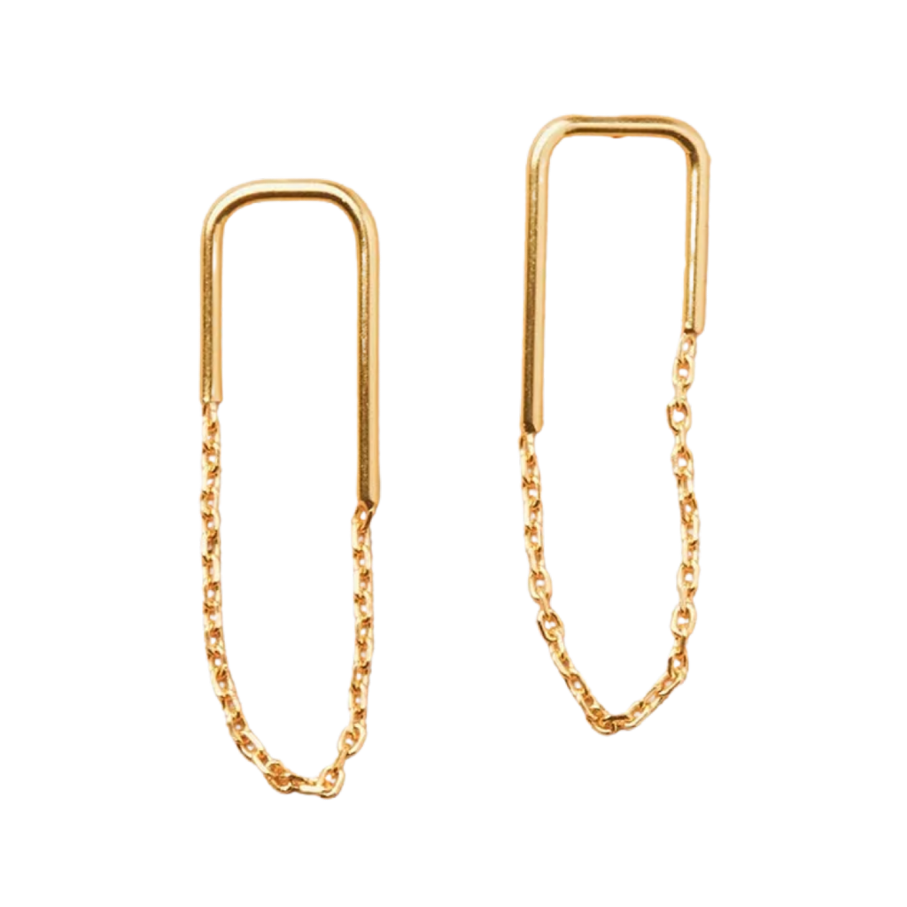 Refined Earring Collection Gold Vermeil - Filament Stud Scout Curated Wears Jewelry - Earrings