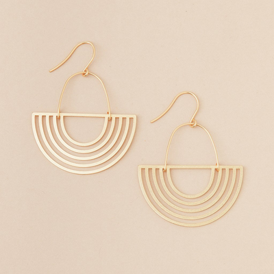 Refined Earring Collection Gold Vermeil - Solar Rays – Urban General Store