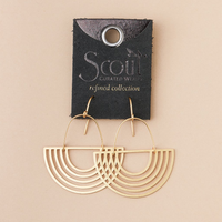 Refined Earring Collection Gold Vermeil - Solar Rays – Urban General Store