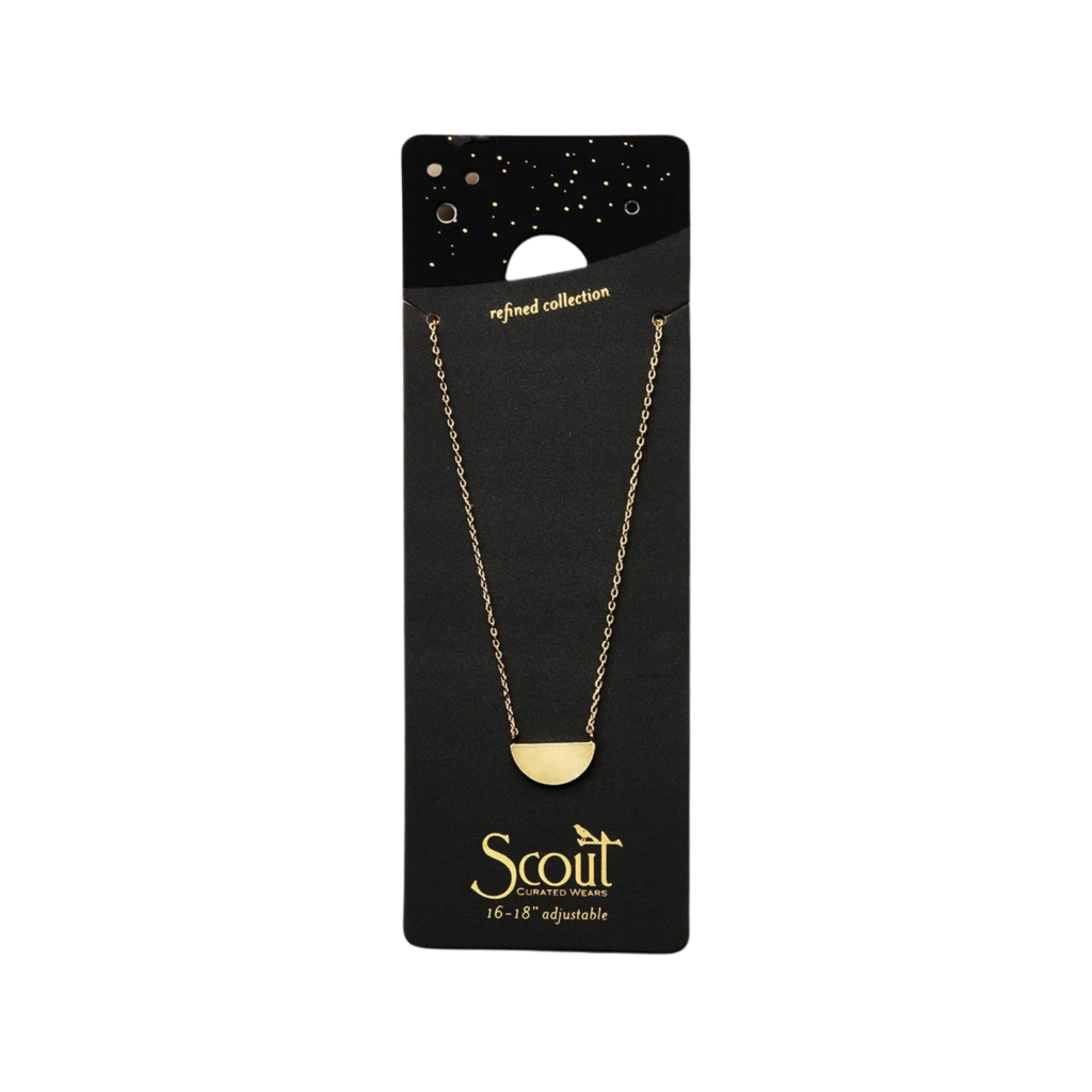 HALF MOON/GOLD Refined Necklace Scout Curated Wears Jewelry - Necklaces