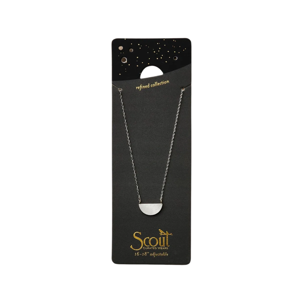 HALF MOON/SILVER Refined Necklace Scout Curated Wears Jewelry - Necklaces