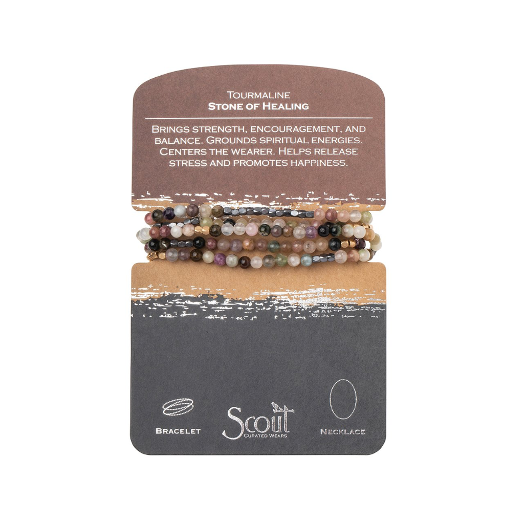 Stone Wrap Bracelet - Tourmaline Scout Curated Wears Jewelry