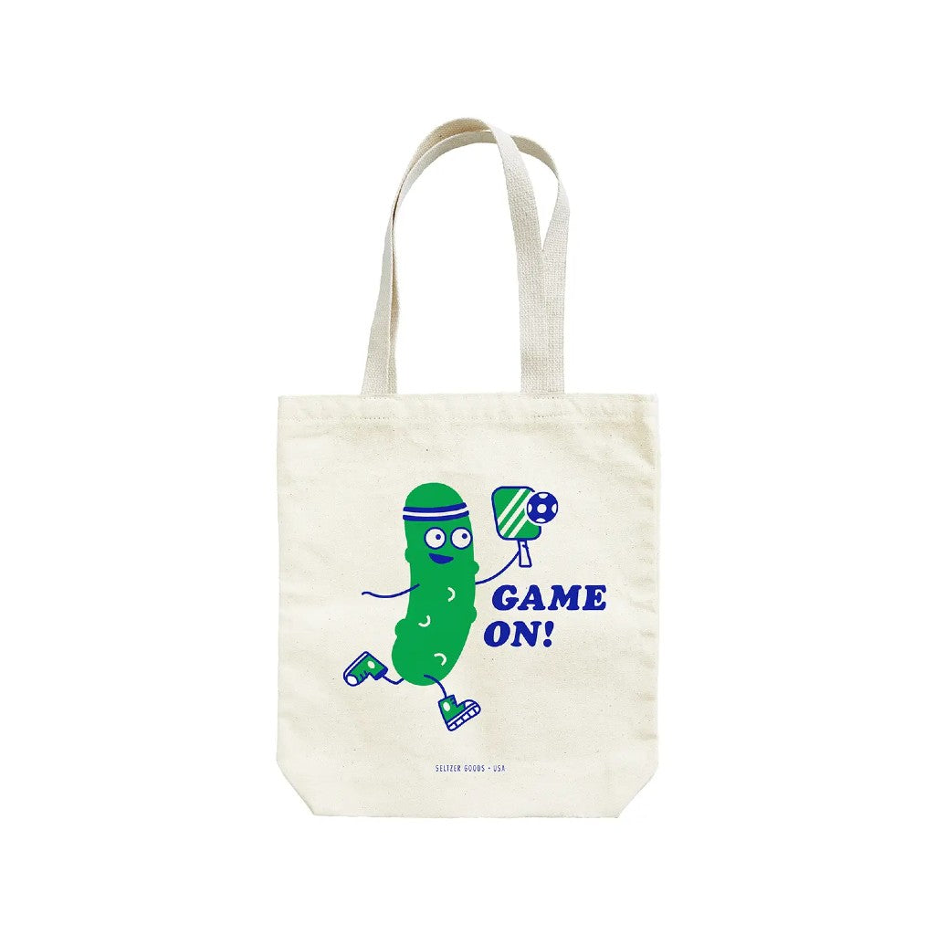 Pickleball Tote Seltzer Apparel & Accessories - Bags - Reusable Shoppers & Tote Bags