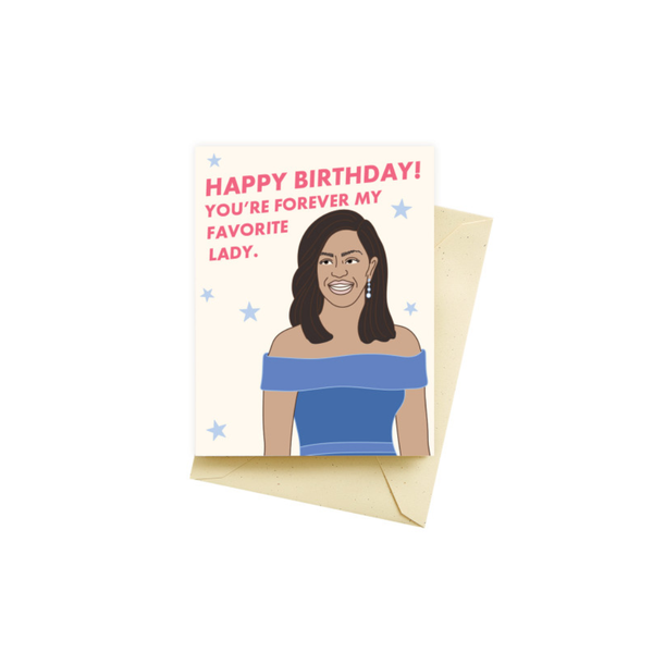 Favorite Lady Birthday Card Seltzer Cards - Birthday