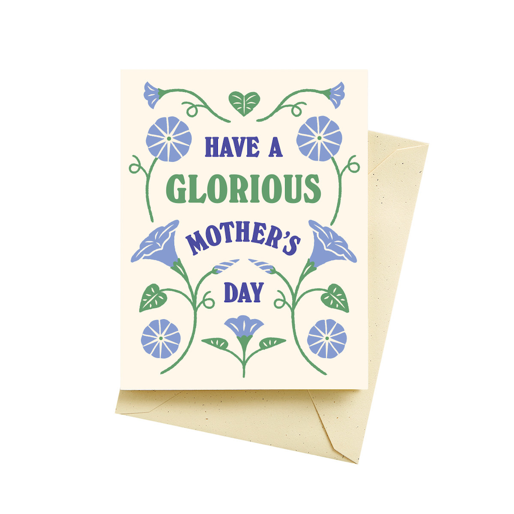 Morning Glory Mother's Day Card Seltzer Cards - Holiday - Mother's Day