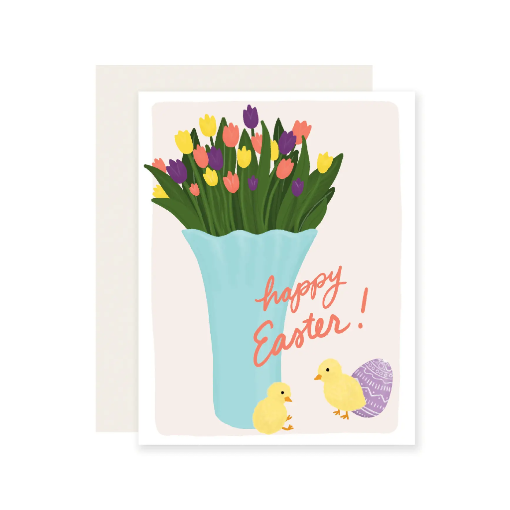 Easter Bouquet Easter Card Slightly Stationary Cards - Holiday - Easter
