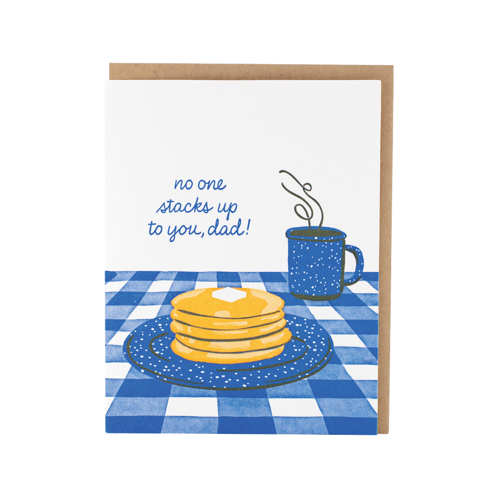 SMU CARD FATHER'S DAY PANCAKE BREAKFAST Smudge Ink Cards - Holiday - Father's Day