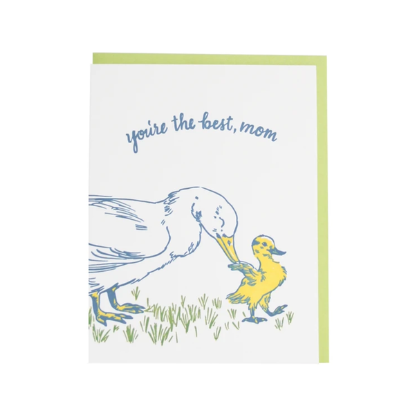 Duck And Duckling Mother's Day Card Smudge Ink Cards - Mother's Day