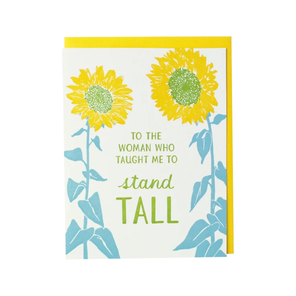 Sunflower Mother's Day Card Smudge Ink Cards - Mother's Day