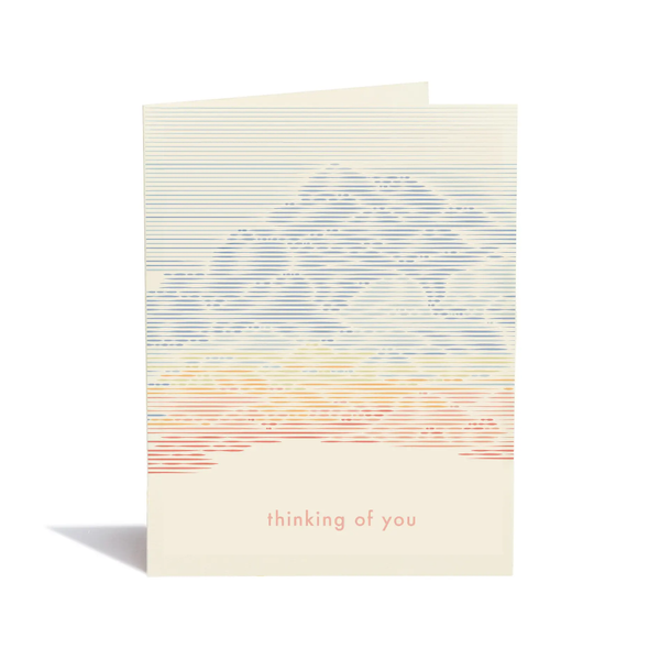Thinking Of You Clouds Blank Card Snow & Graham Cards - Any Occasion