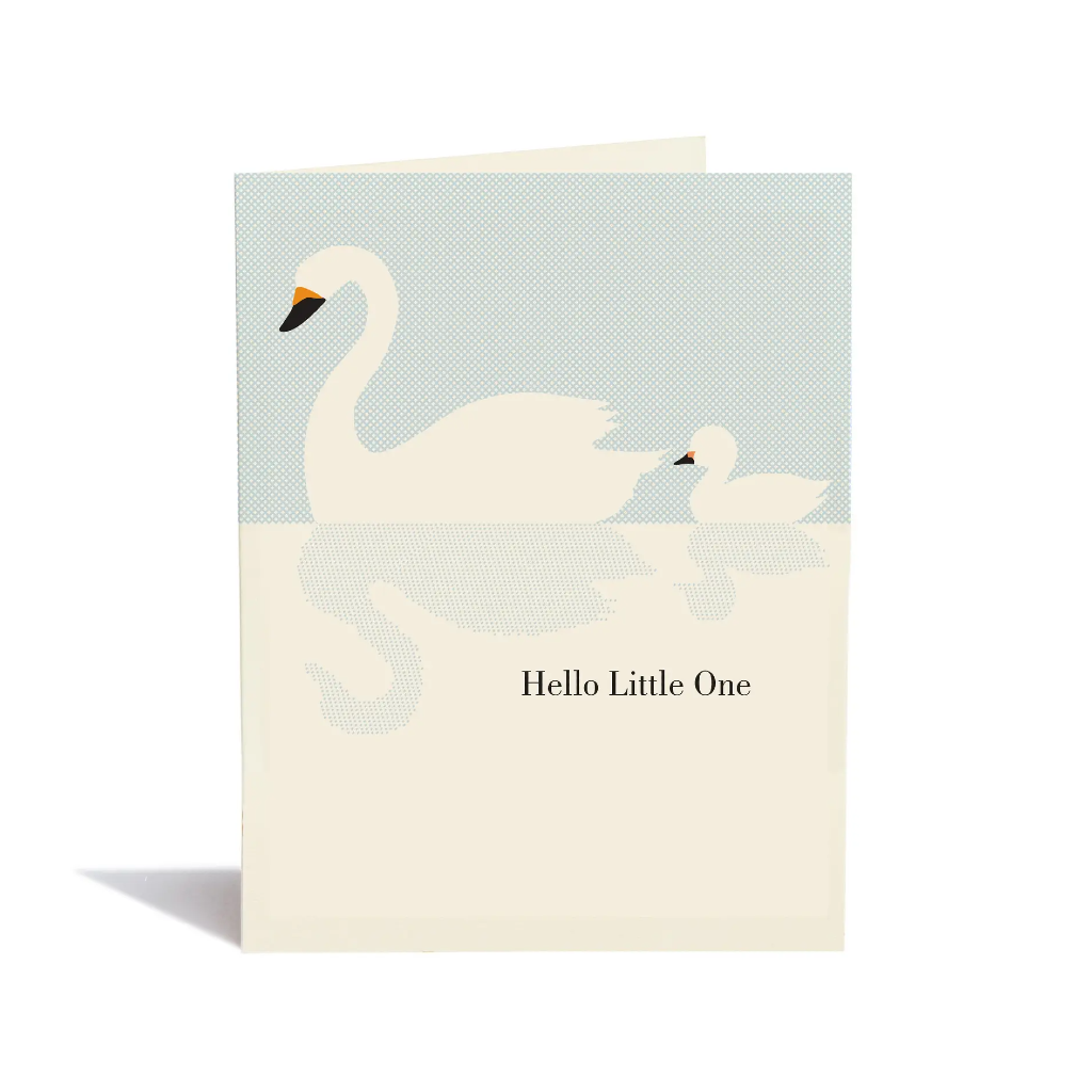 Swan Baby Card Snow & Graham Cards - Baby