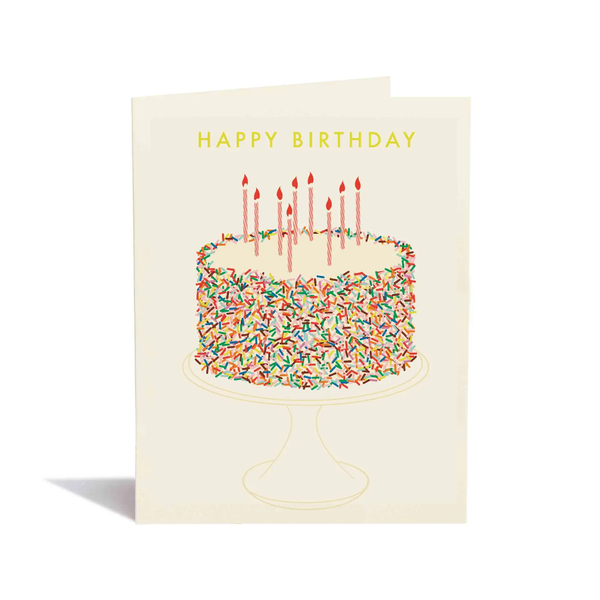 Sprinkle Cake Birthday Card Snow & Graham Cards - Birthday