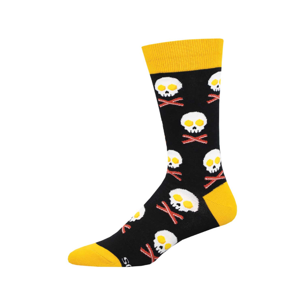 Bacon X Eggs Crew Socks - Mens Socksmith Apparel & Accessories - Socks - Adult - Mens
