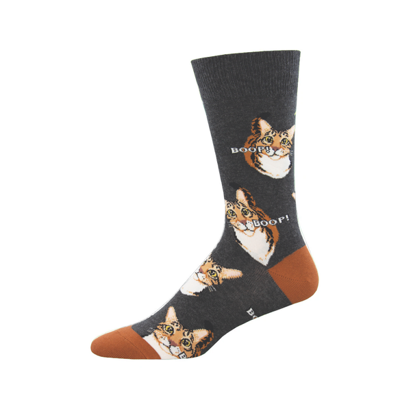 Boop Cat Crew Socks - Mens Socksmith Apparel & Accessories - Socks - Adult - Mens