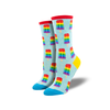 BLUE Rainbow Popsicle Crew Socks - Womens Socksmith Apparel & Accessories - Socks - Adult - Womens