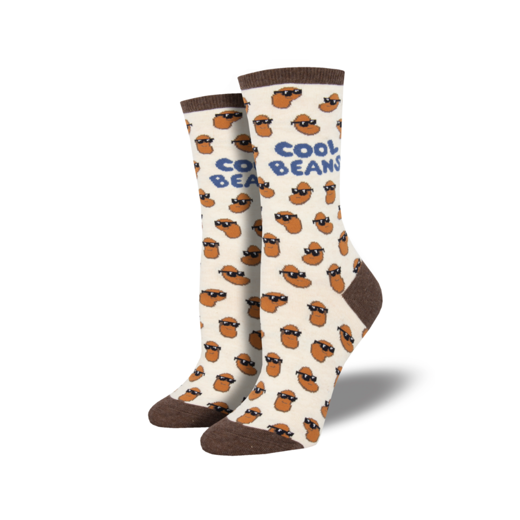 Cool Beans Crew Socks - Womens Socksmith Apparel & Accessories - Socks - Adult - Womens