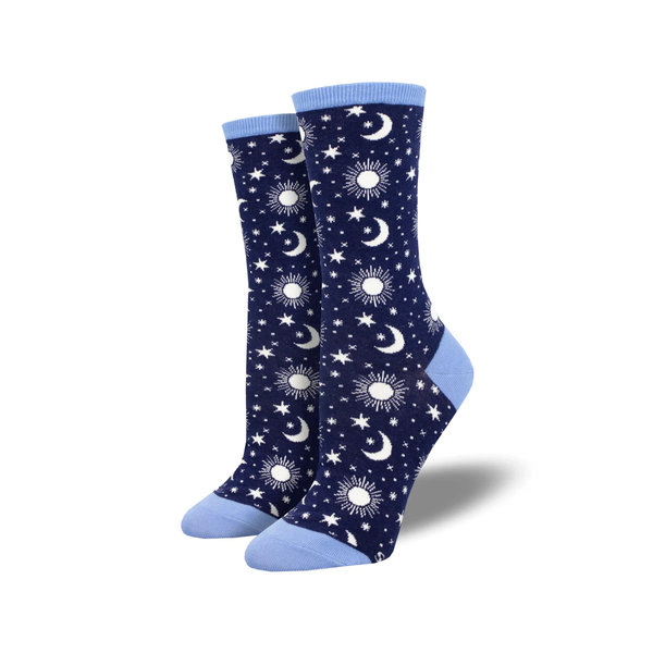Moon Child Crew Socks - Womens Socksmith Apparel & Accessories - Socks - Adult - Womens