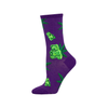 Weed Gummies Crew Socks - Womens - Purple Socksmith Apparel & Accessories - Socks - Adult - Womens