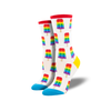 WHITE Rainbow Popsicle Crew Socks - Womens Socksmith Apparel & Accessories - Socks - Adult - Womens
