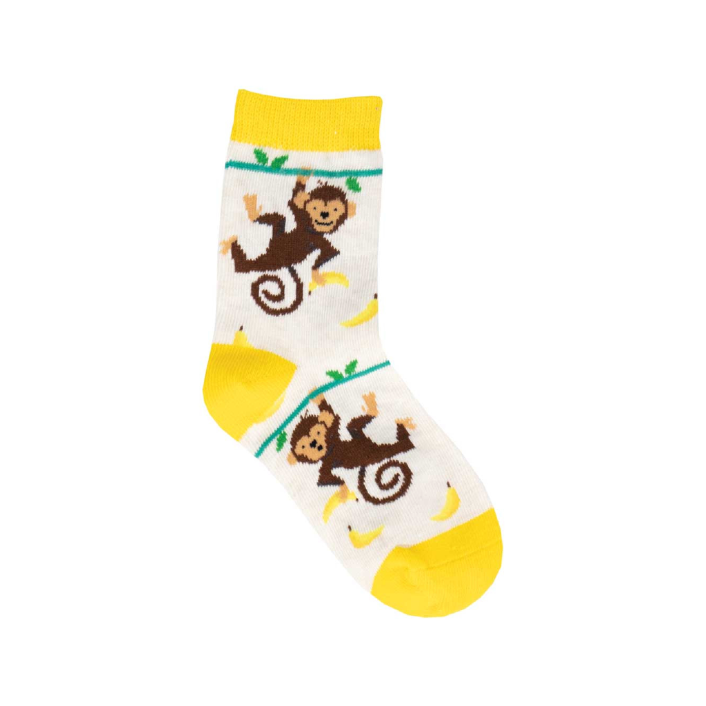 2-4 YRS Lil' Monkey Crew Socks - Kids Socksmith Apparel & Accessories - Socks - Baby & Kids - Kids