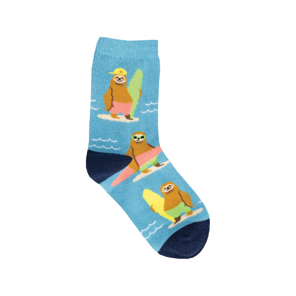 Sloth Grom Crew Socks - Kids Socksmith Apparel & Accessories - Socks - Baby & Kids - Kids