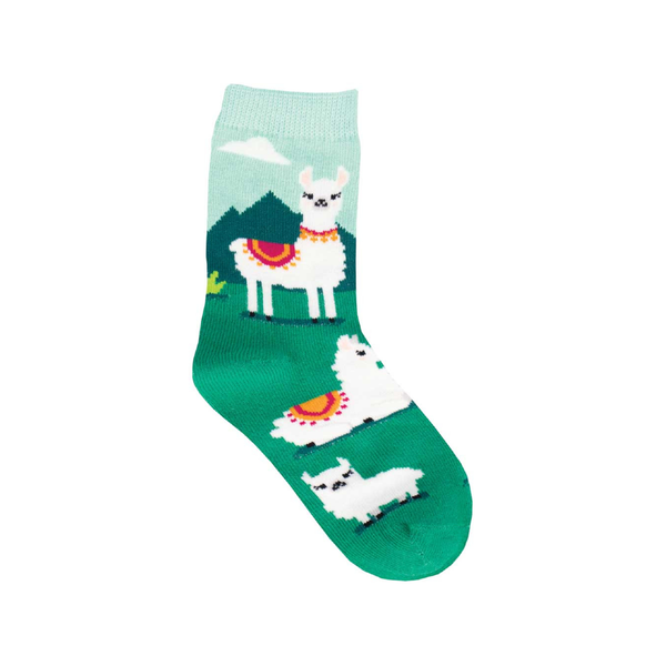 Yo Llama Crew Socks - Kids Socksmith Apparel & Accessories - Socks - Baby & Kids - Kids
