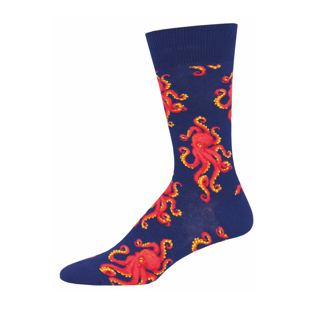 Socktopus Octopus Crew Socks Mens from Socksmith Urban General Store