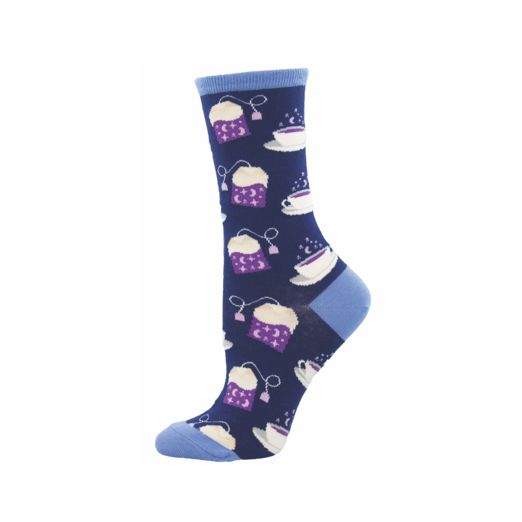 Night Tea Night Crew Socks - Womens Socksmith Apparel & Accessories - Socks - Womens